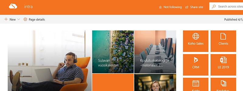 Sulavan intranet